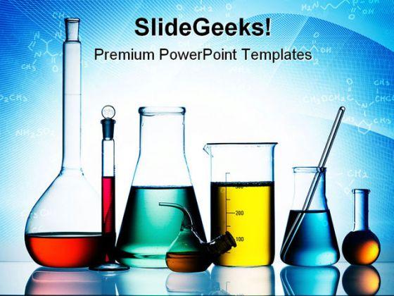 Laboratory Glassware Science PowerPoint Templates And PowerPoint Backgrounds  0311 | Templates PowerPoint Slides | PPT Presentation Backgrounds |  Backgrounds Presentation Themes
