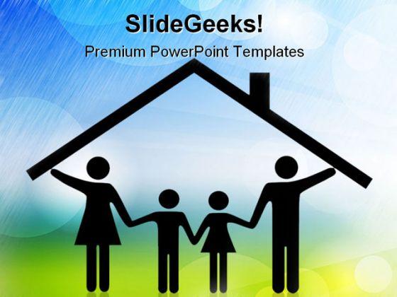 Parents And Children Family PowerPoint Templates And PowerPoint Backgrounds  0711 | Presentation PowerPoint Templates | PPT Slide Templates |  Presentation Slides Design Idea