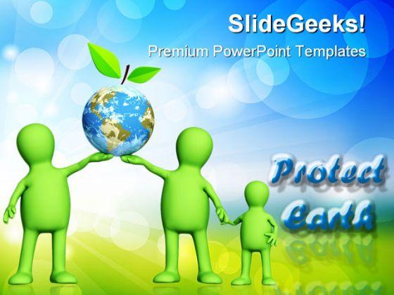 Protect Earth Environment PowerPoint Templates And PowerPoint Backgrounds 0411  Presentation Themes and Graphics Slide01