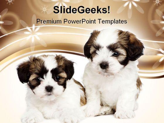 Puppy Dogs Animals PowerPoint Templates And PowerPoint Backgrounds 0611 |  PowerPoint Design Template | Sample Presentation PPT | Presentation  Background Images