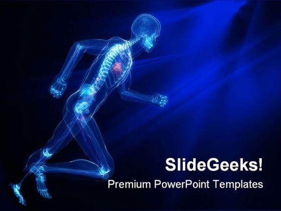 Running Skeleton Vascular Medical PowerPoint Templates And PowerPoint  Backgrounds 0811 | PowerPoint Presentation Templates | PPT Template Themes  | PowerPoint Presentation Portfolio