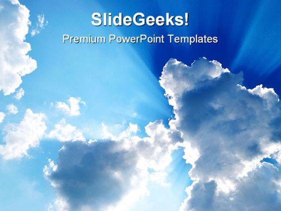 Sky Nature PowerPoint Templates And PowerPoint Backgrounds 0611 | PowerPoint  Slide Presentation Sample | Slide PPT | Template Presentation