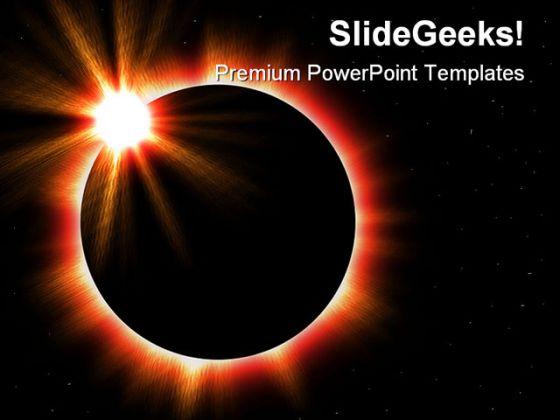 Solar Eclipse Geographical PowerPoint Templates And PowerPoint ...