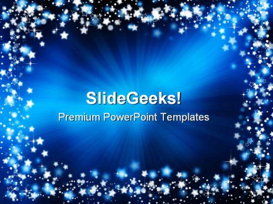 Starry background abstract powerpoint templates and powerpoint backgrounds 0711 Slide01