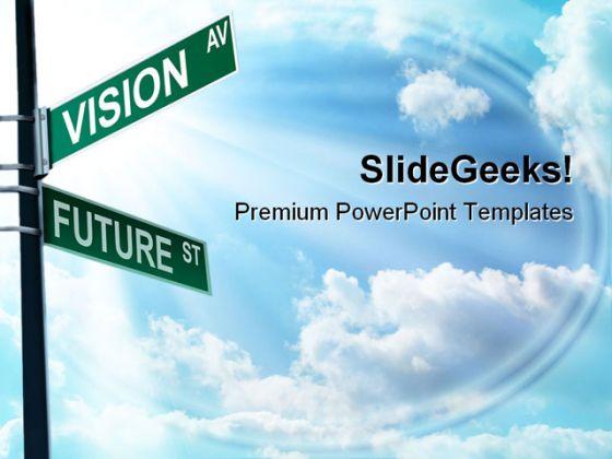 Vision ave future st business powerpoint templates and powerpoint backgrounds 0811 Slide00