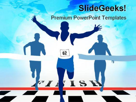 Winner Sports PowerPoint Templates And PowerPoint Backgrounds 0511 | Templates  PowerPoint Presentation Slides | Template PPT | Slides Presentation Graphics