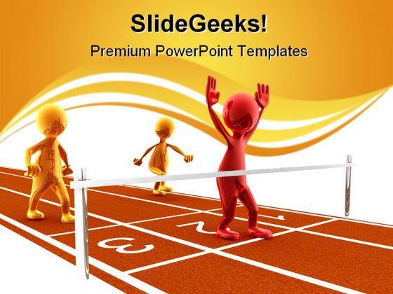 Winner sports powerpoint templates and powerpoint backgrounds 0611 Slide01