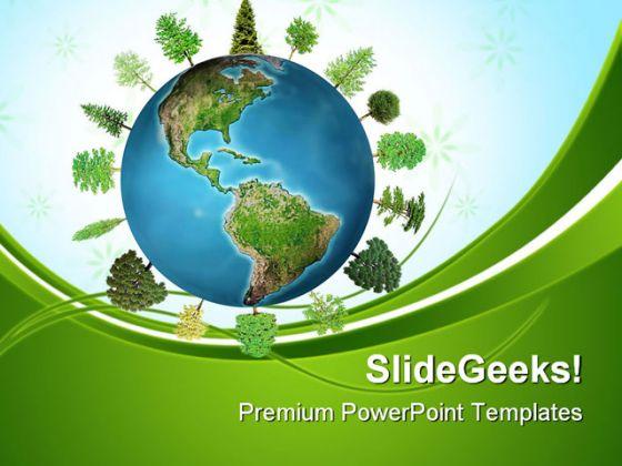 World forest geographical powerpoint templates and powerpoint backgrounds 0411 Slide01