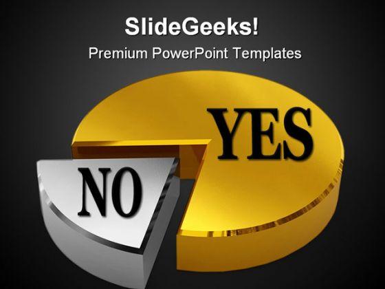 Yes No Business PowerPoint Background And Template 1210  Presentation Themes and Graphics Slide01