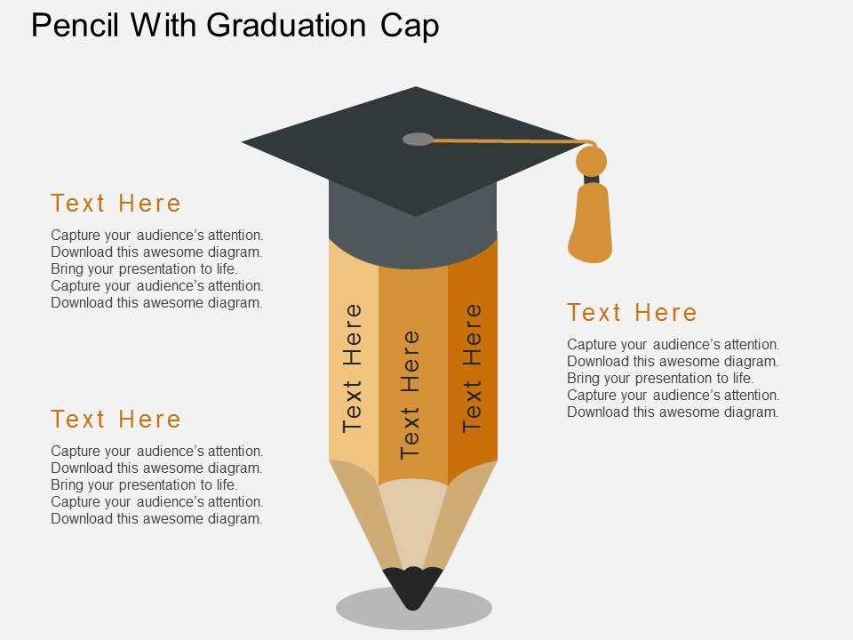 qf_pencil_with_graduation_cap_flat_powerpoint_design_Slide01