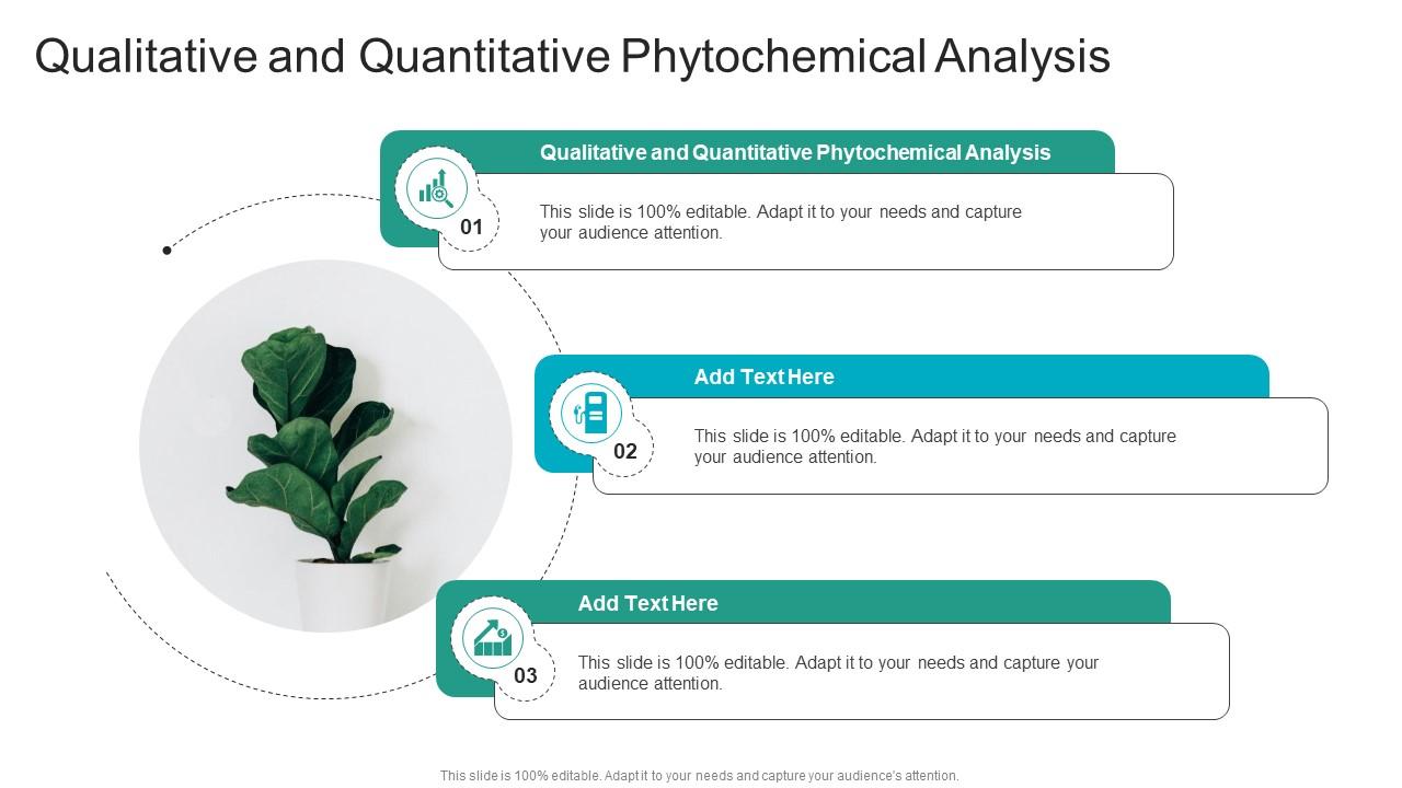Qualitative And Quantitative Phytochemical Analysis Ppt Powerpoint Cpp ...