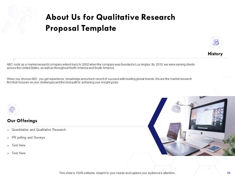 Qualitative research proposal template powerpoint presentation slides