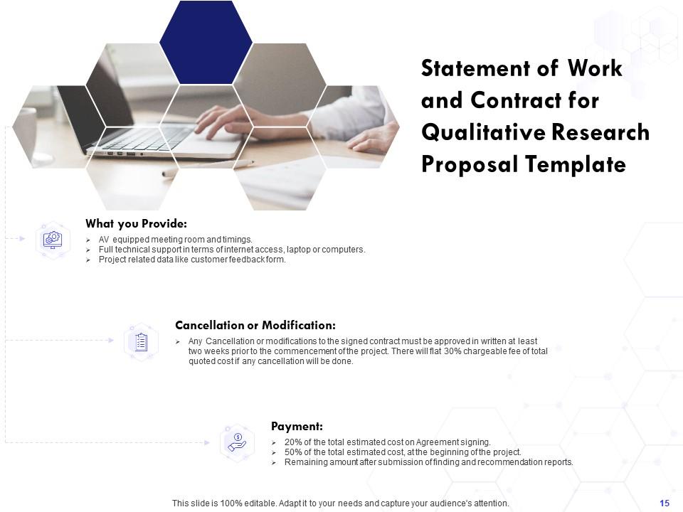 Qualitative research proposal template powerpoint presentation slides