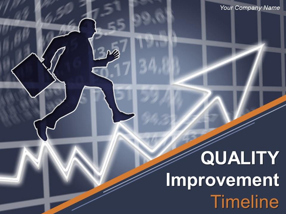 Quality improvement timeline powerpoint presentation slides Slide01