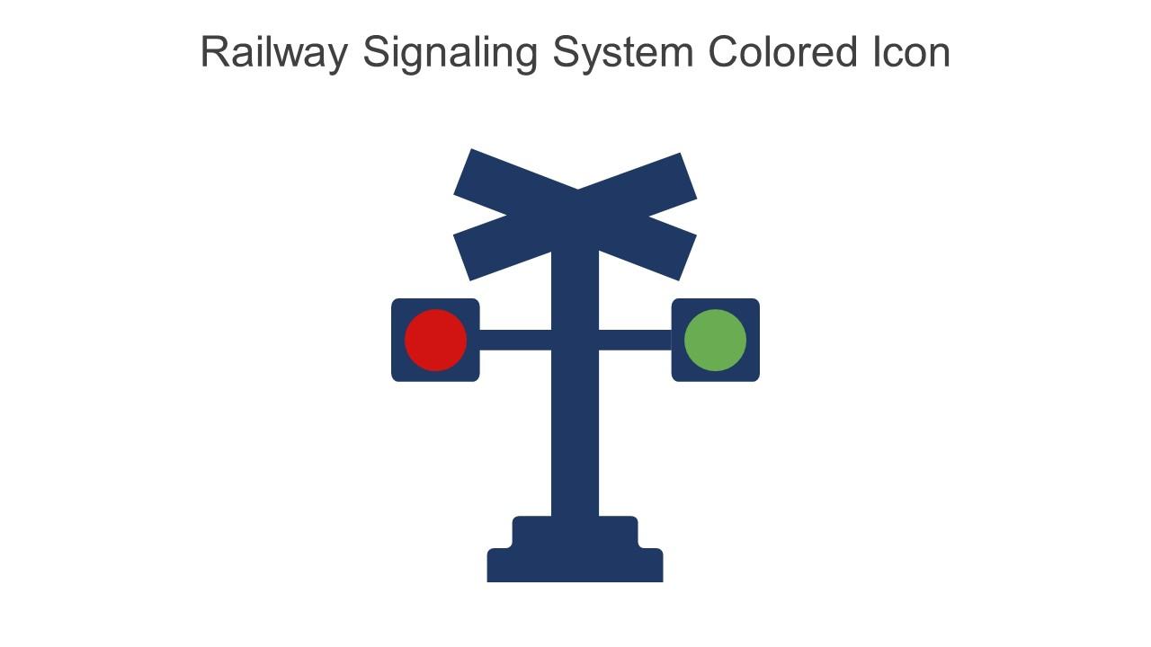 Railway Signaling System Colored Icon In Powerpoint Pptx Png And ...