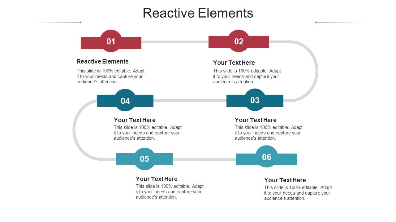 Reactive elements ppt powerpoint presentation outline pictures cpb