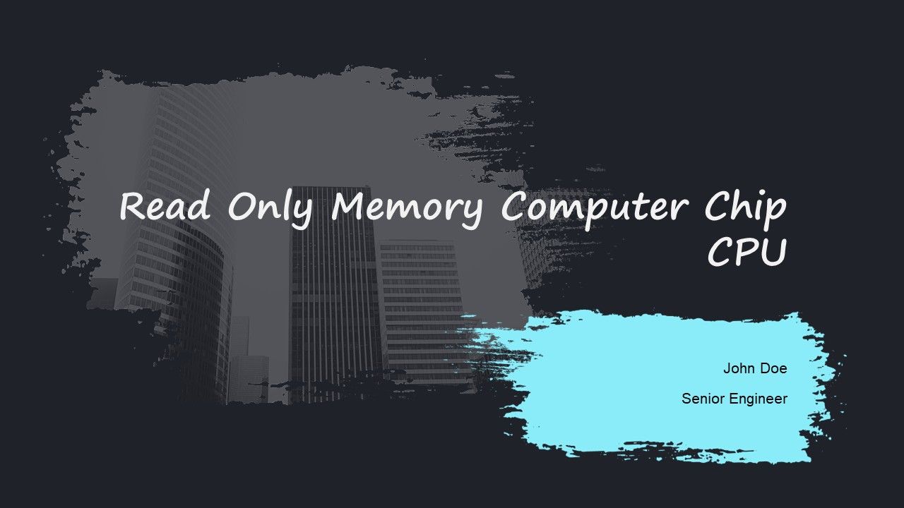 Read Only Memory Computer Chip CPU PPT Structure AT Read Only Memory Computer Chip CPU PPT Structure AT