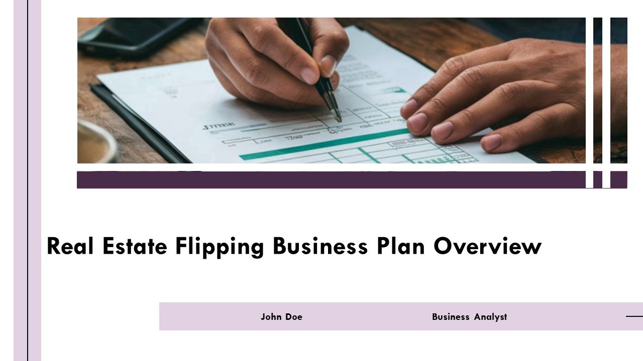 Real Estate Flipping Business Plan Overview PPT PowerPoint AT