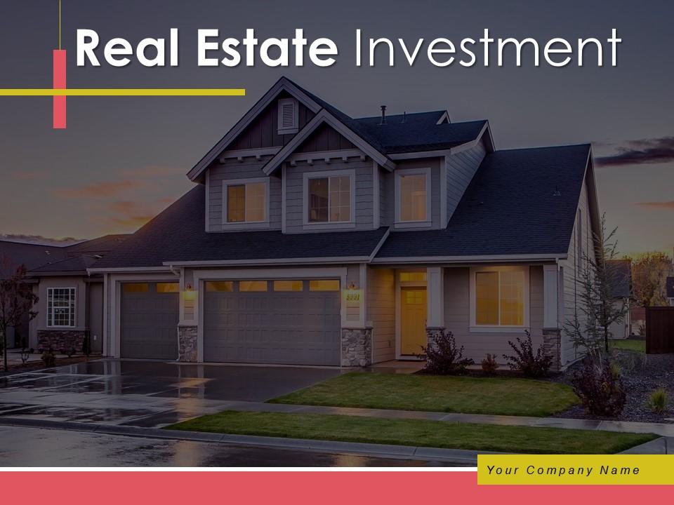 Real estate investment powerpoint presentation slides Slide01