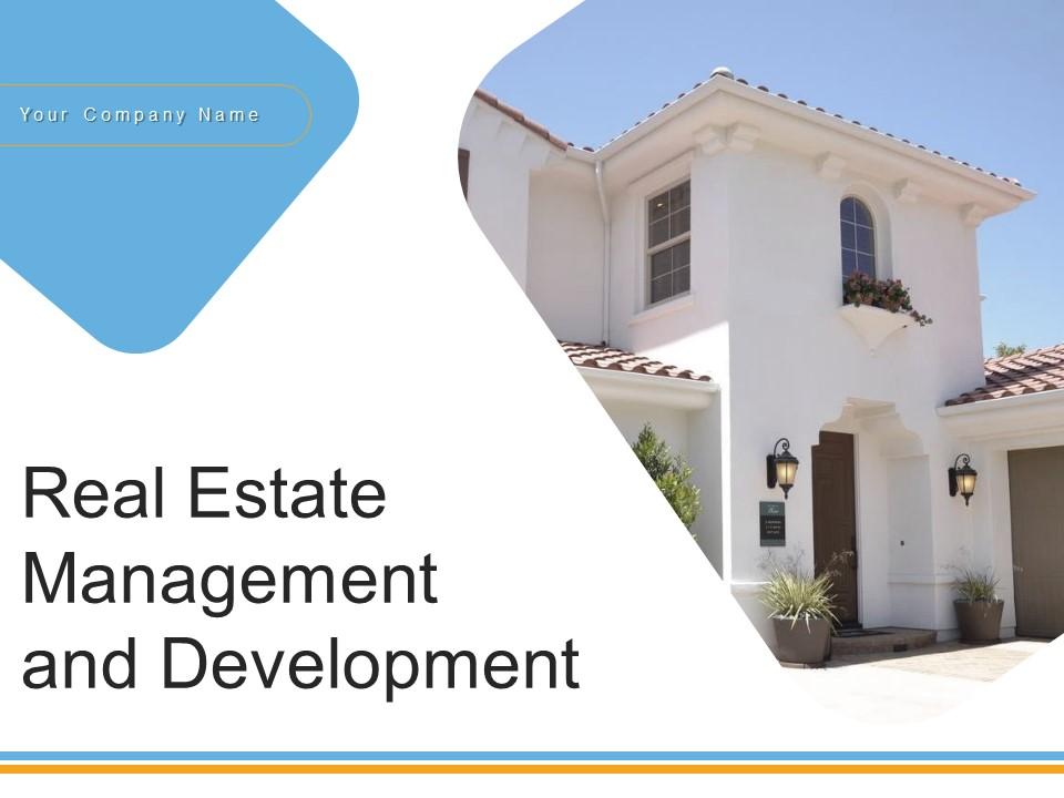Real estate management and development powerpoint presentation slides Slide01