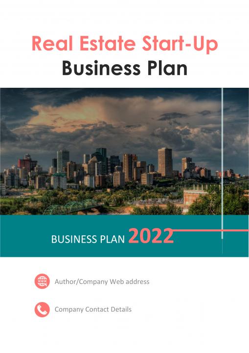 Real Estate Start Up Business Plan Pdf Word Document Slide01