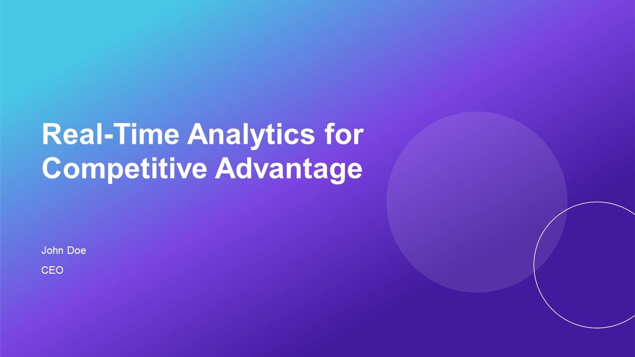Real Time Analytics For Competitive Advantage PPT Structure AT Real Time Analytics For Competitive Advantage PPT Structure AT