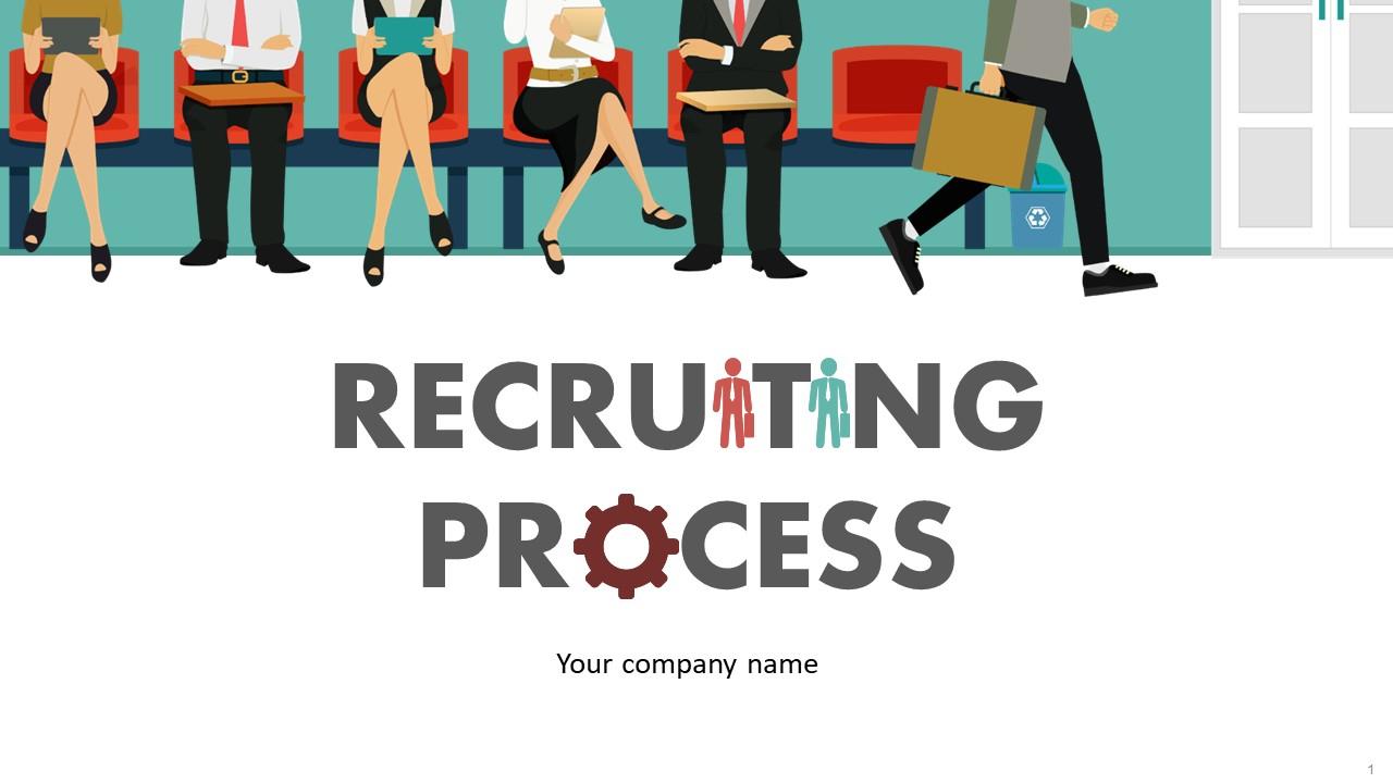 Recruiting Process Powerpoint Presentation Slides Slide01