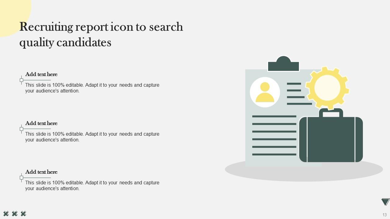 Recruiting Report Powerpoint Ppt Template Bundles PPT Presentation