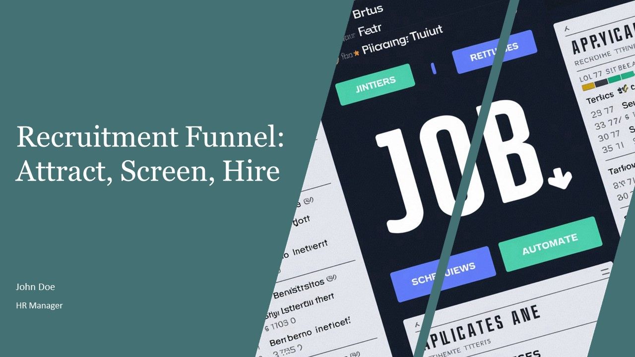 Recruitment Funnel Attract Screen Hire PPT Guidelines AT