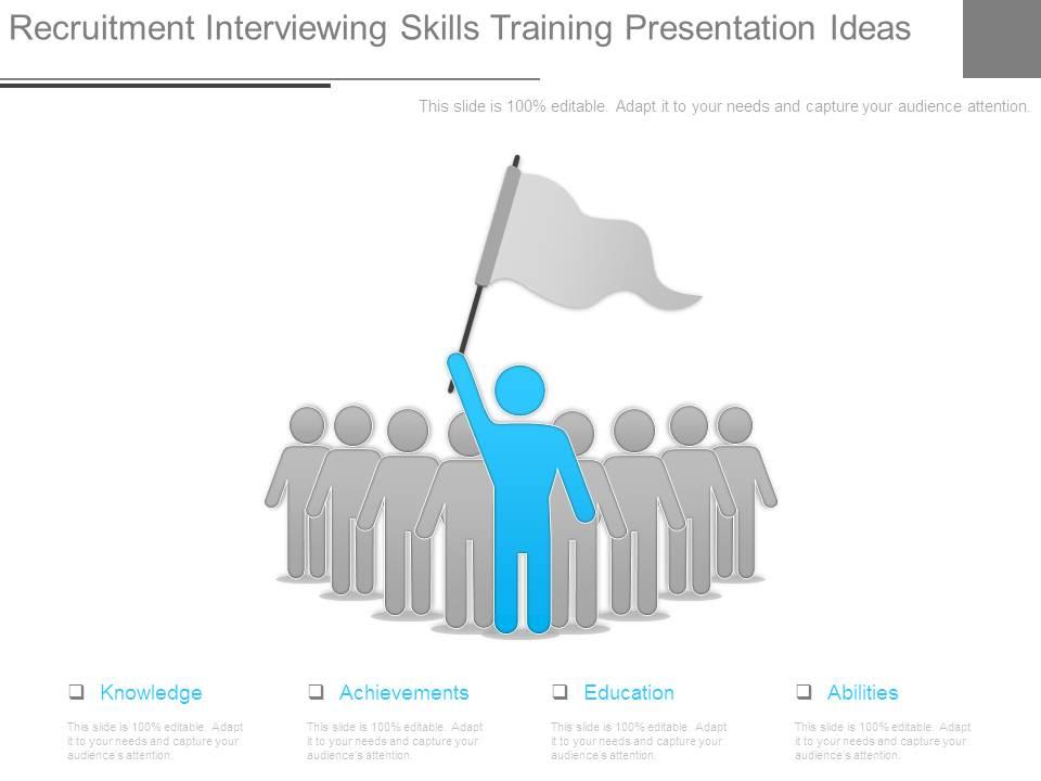 Recruitment Interviewing Skills Training Presentation Ideas