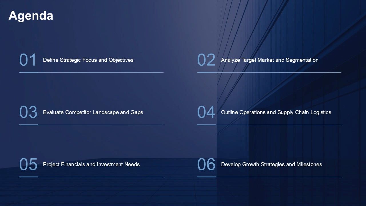Business Plan Overview PPT Template