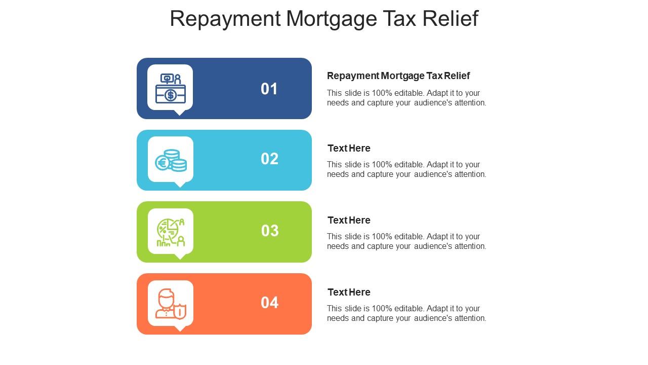 Repayment mortgage tax relief ppt powerpoint presentation outline sample cpb