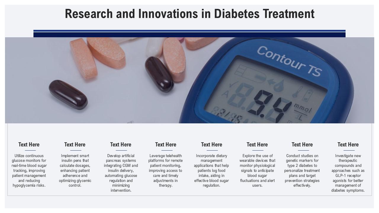 Research And Innovations In Diabetes Treatment PPT Slides ST AI SS PPT ...