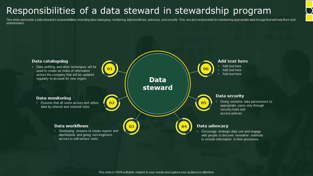 Responsibilities Of A Data Steward In Stewardship Program Stewardship ...