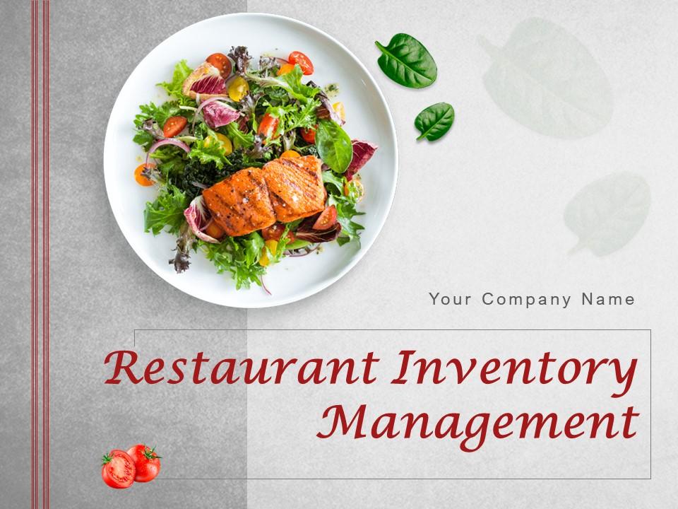 Restaurant inventory management powerpoint presentation slides Slide01