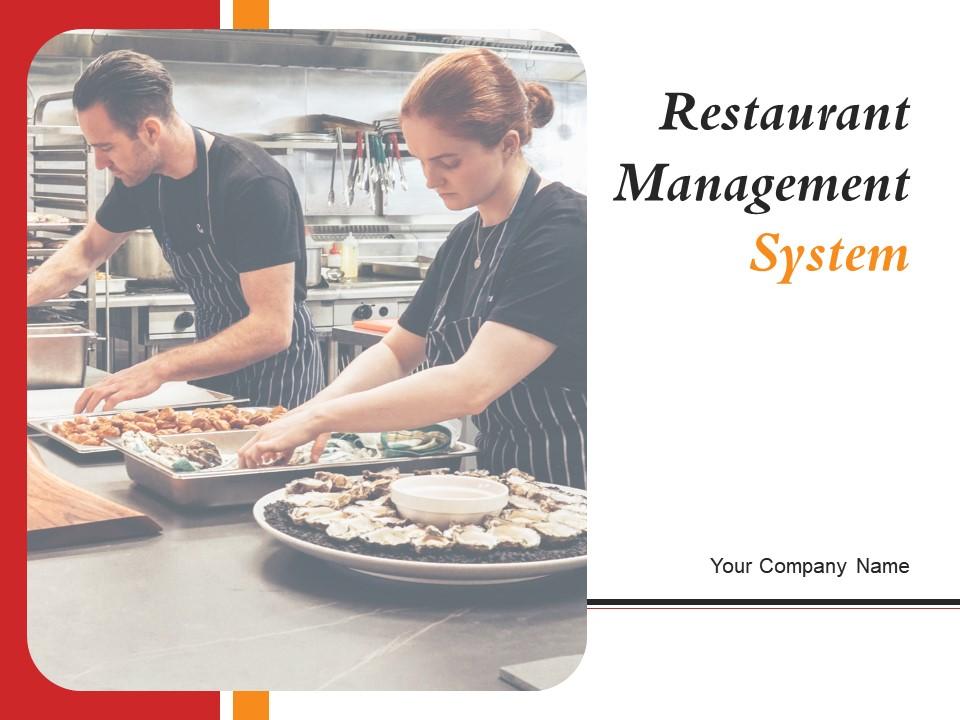 Restaurant management system powerpoint presentation slides Slide01