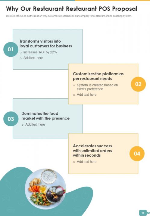 Restaurant POS Proposal Report Sample Example Document | Presentation ...