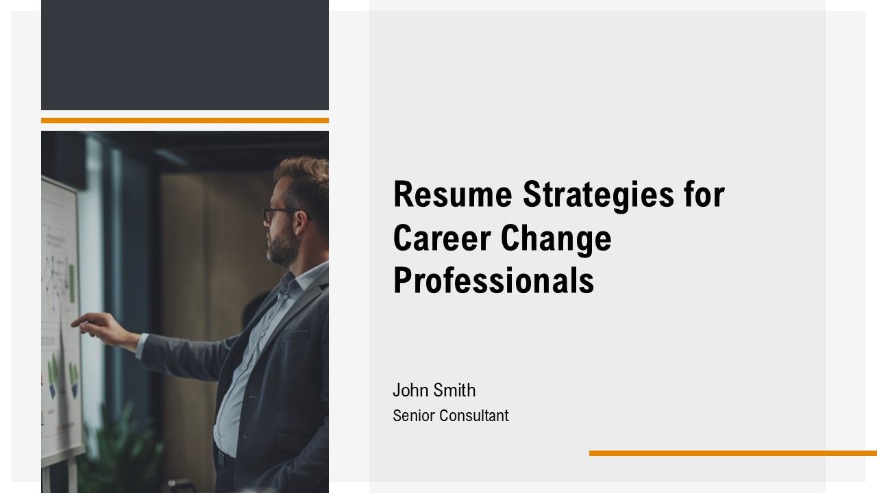 Resume Strategies For Career Change - Resume Strategies For Career Change Professionals Ppt Powerpoint At Slide01