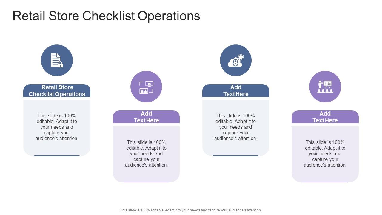 Retail Store Checklist Operations In Powerpoint And Google Slides Cpb