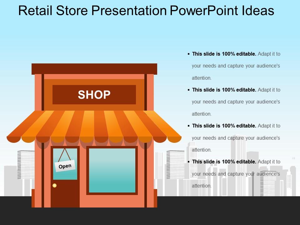 Retail store presentation powerpoint ideas Slide01
