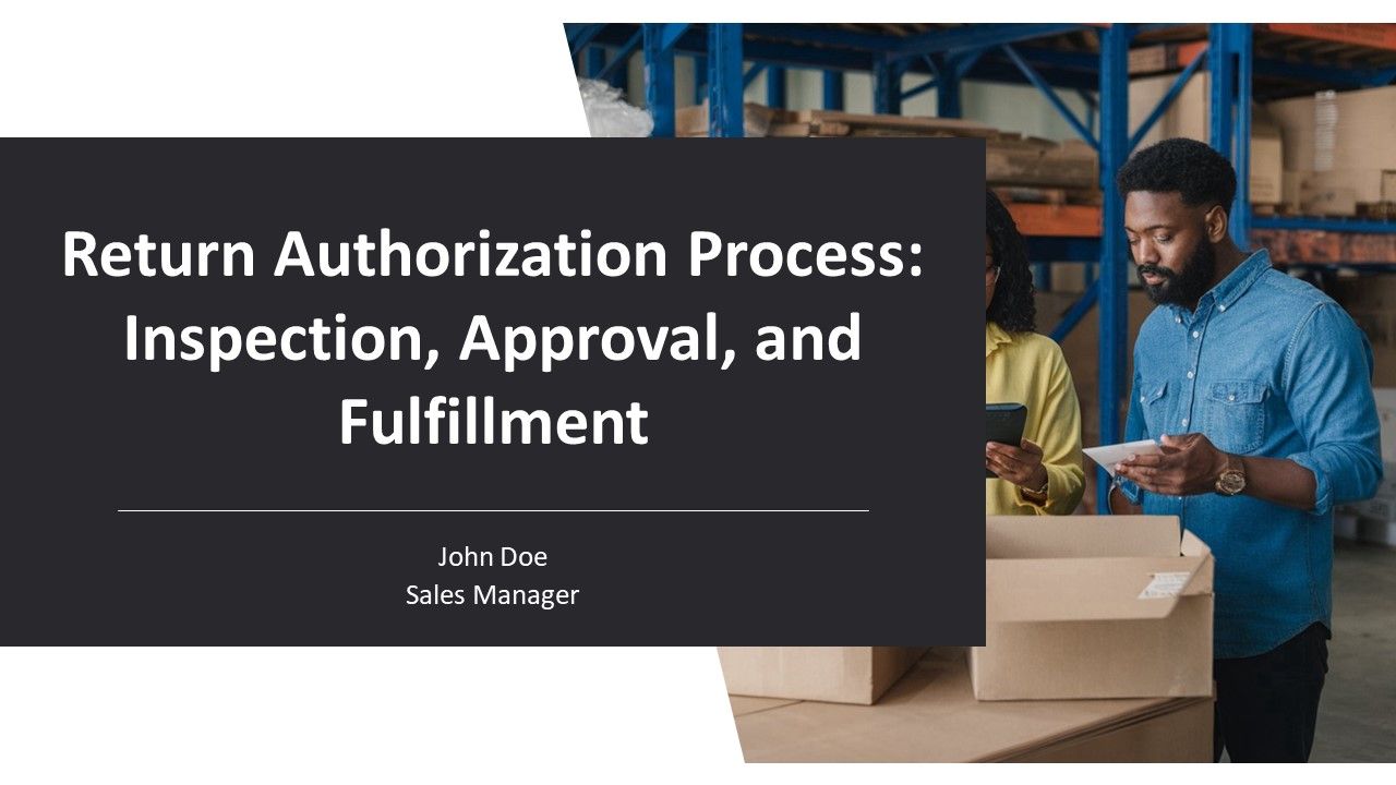 Return Authorization Process Inspection Approval And Fulfillment PPT ...