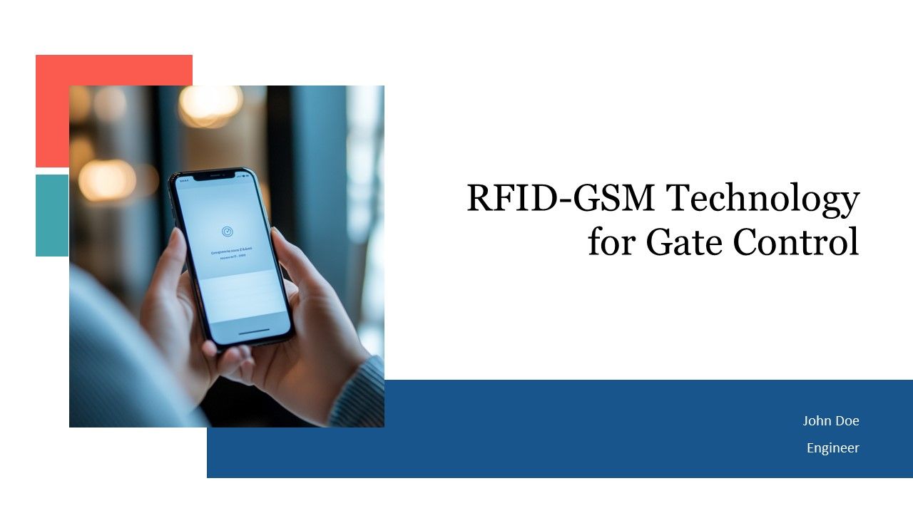 RFID GSM Technology For Gate Control PPT Structure AT