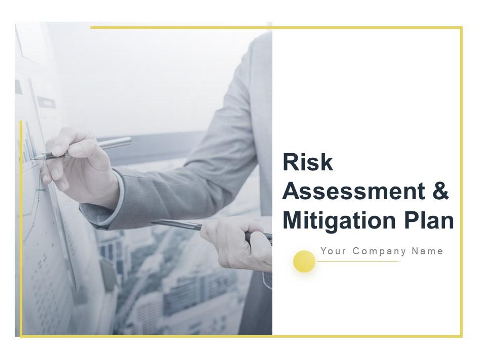 Risk assessment and mitigation plan powerpoint presentation slides