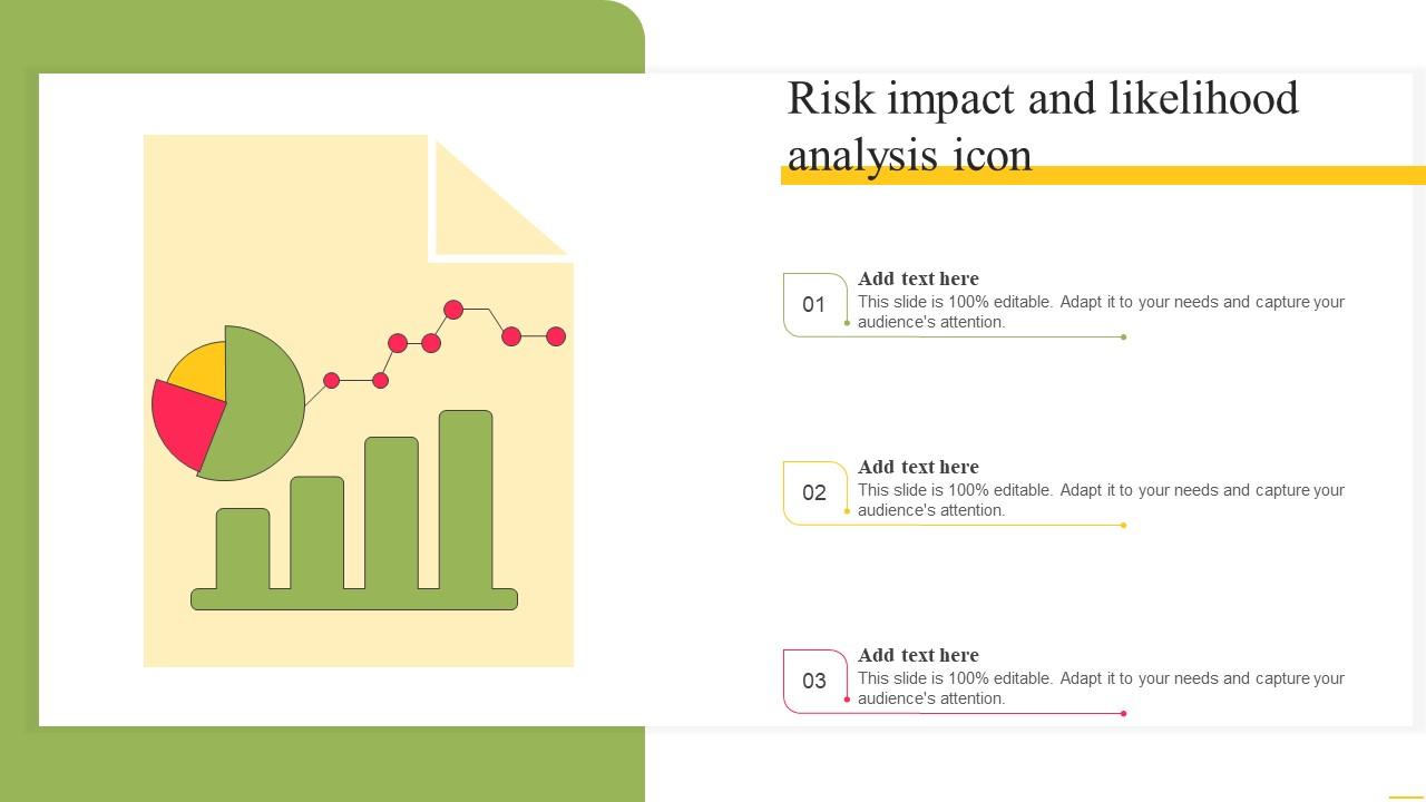 Risk Impact And Likelihood Analysis Icon PPT Presentation