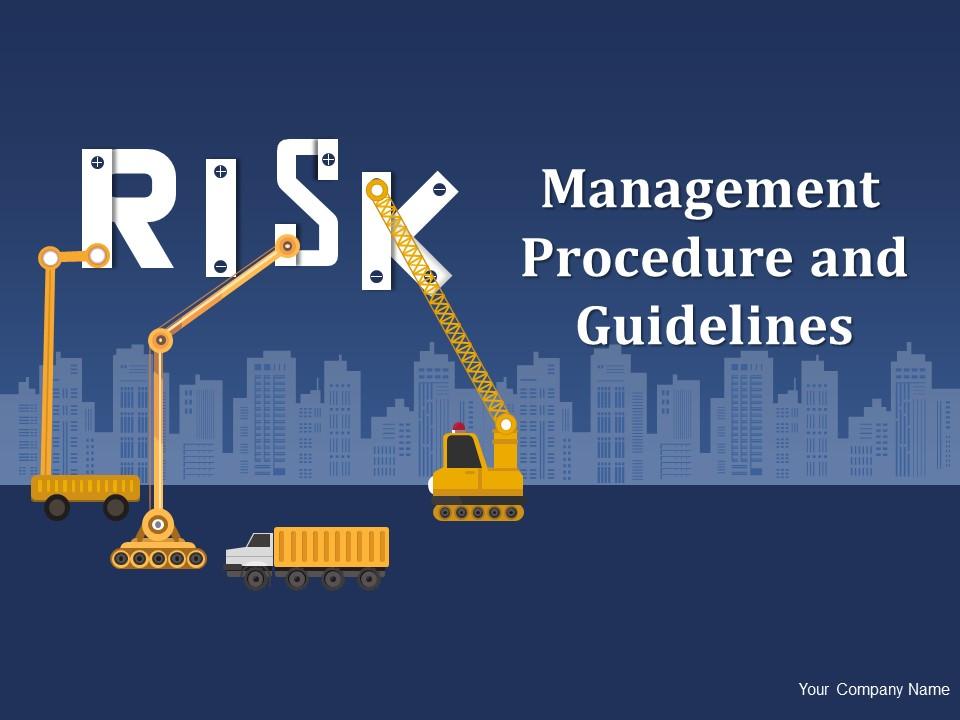 Risk Management Procedure And Guidelines Powerpoint Presentation Slides Slide01