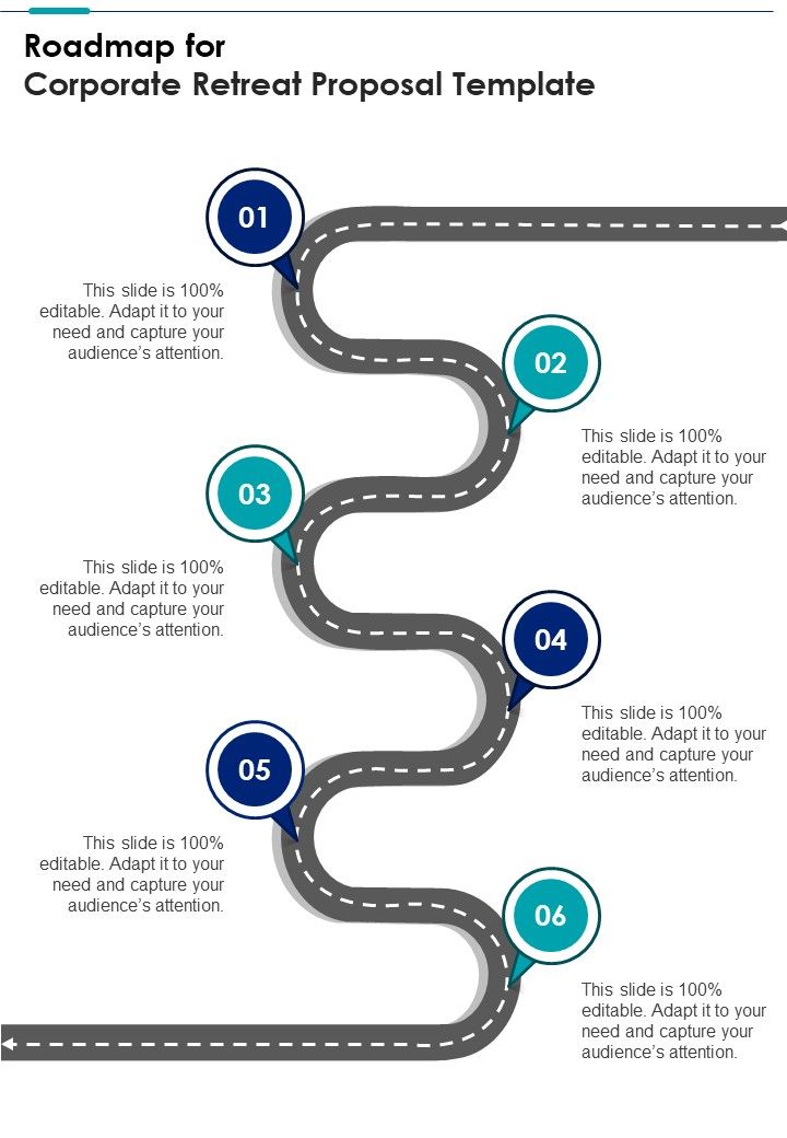Roadmap For Corporate Retreat Proposal Template One Pager Sample