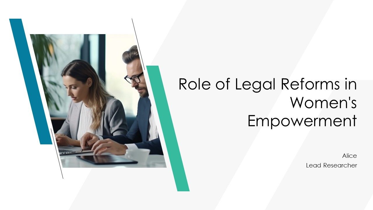 Role Of Legal Reforms In Womens Empowerment PPT Outline AT Slide01