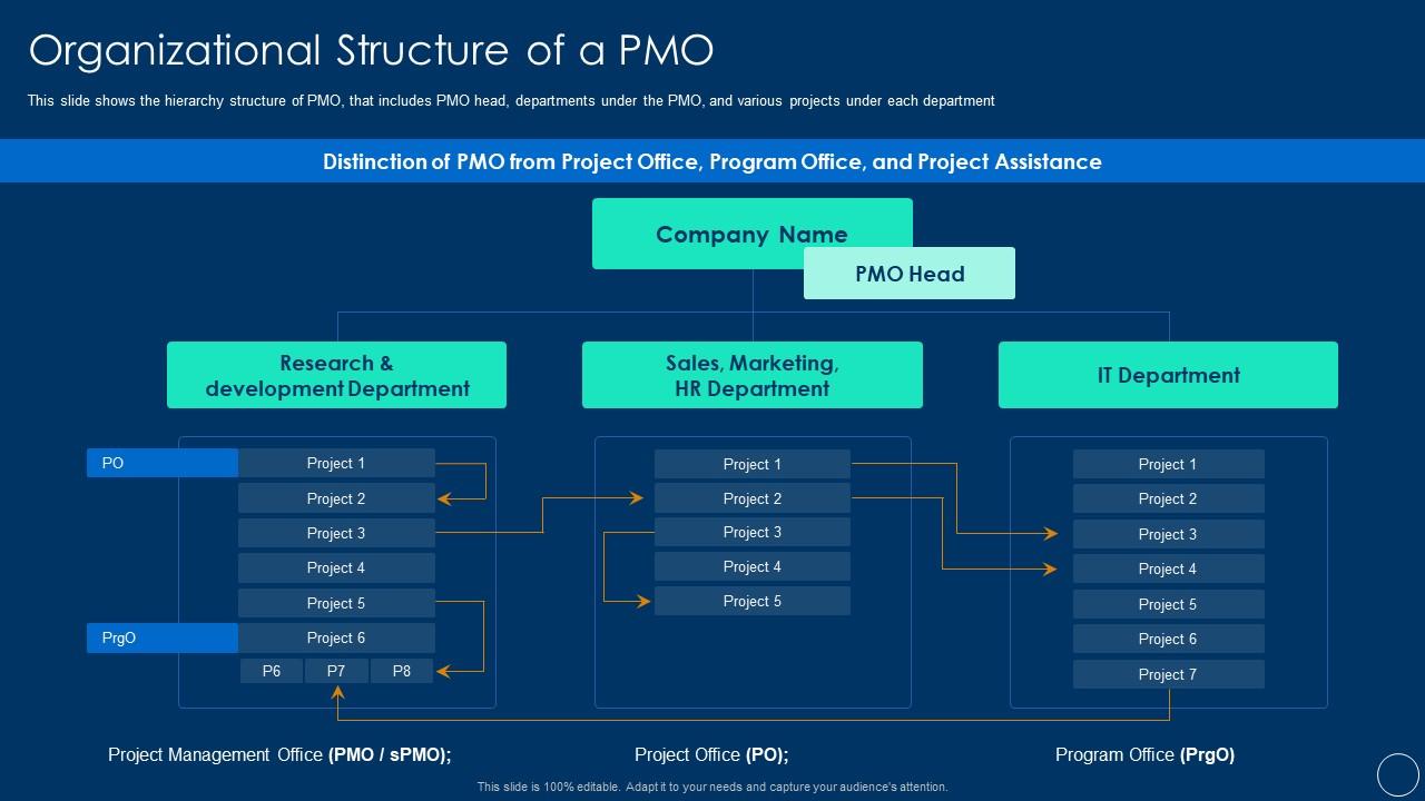 Role of pmo leaders to support a digital enterprise organizational structure of a pmo Slide01