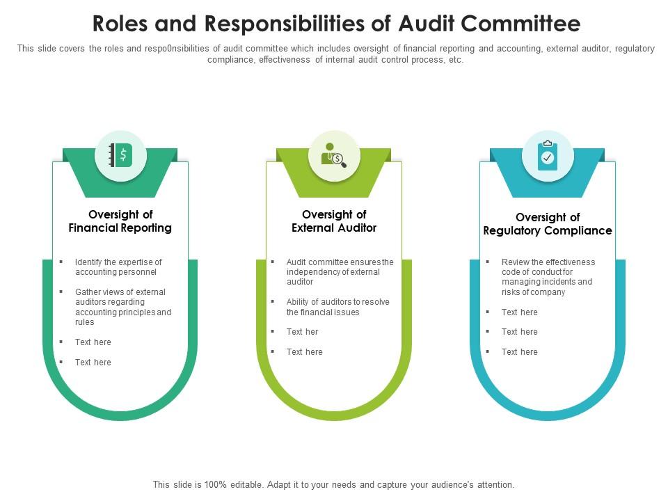 Roles and responsibilities of audit committee Slide00