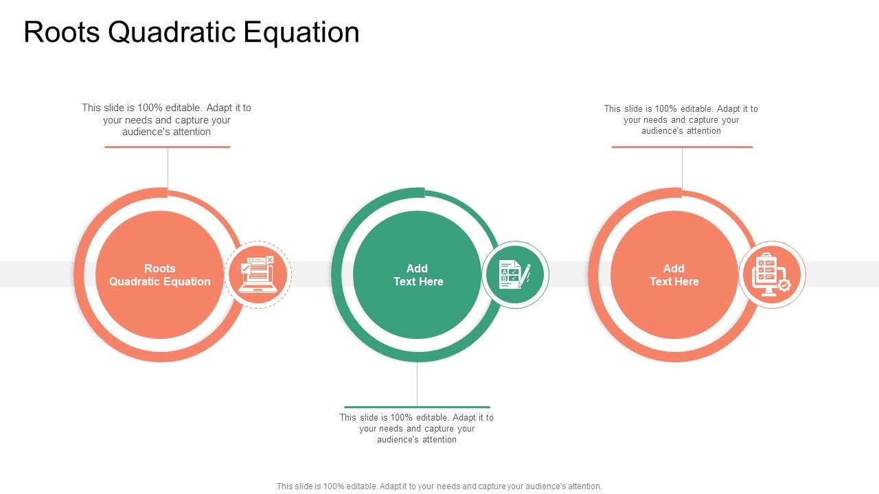 Roots Quadratic Equation In Powerpoint And Google Slides Cpp PPT ...
